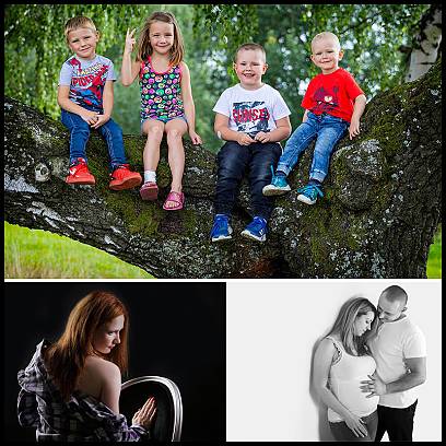 Ateliérové fotografování - Rodinné, portrétní, těhotenské fotografie